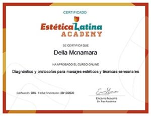 diploma curso protocolos de masajes esteticos faciales y corporales